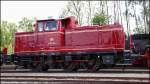 BR 360 V60 114 (9480 3 360 114-3 D-DFS) steht im Dampflokmuseum Neuenmarkt-Wirsberg. (23.05.2010)