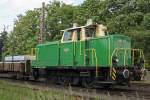 Brohltalbahn Lok D6 am 7.6.10 in Ratingen-Lintorf  ...