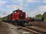 Die V60 114 am 22.05.2010 bei Rangierarbeiten in Neuenmarkt-Wirsberg. ... Die V60 114 am 22.05.2010 bei Rangierarbeiten in Neuenmarkt-Wirsberg. ...