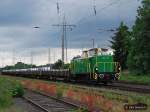 BR 360 V 60 der Brohltalbahn als Ersatz f�r V200 mit Alubrammen in Ratingen-Lintorf am 18.05.2010