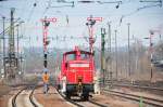 BR 362 ...und verschwindet nach getaner Arbeit wieder