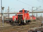 362 391 in G�terbahnhof Leipzig Engelsdorf, am 25.03.2010.  ...