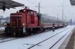 363 821-0 rangiert hier ...  Hannes M�ller 25.01.2010