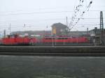 Hier mehrere Lokomotiven (1xBr 363, 2xBr 110, 1xBr 112) aufgeb�gelt ...