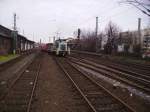 BR 365 Br 365 von der RSE rangiert im Bahnhof Bonn-Beuel Flachwagen.4.2.10