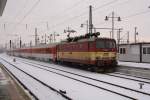 371 001-9 erreicht mit EC 378 von Wien-Praterstern nach Stralsund ...