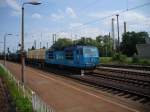 Am 06.06.10 Nachmittag durchfuhr die 372 010-9 den Bahnhof Cosswig. ...