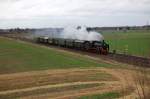 Br 38 2267 mit ihrem Sonderzug von Hattingen (Ruhr) nach ...