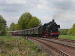 BR 38 Die 38 1301 am 23.05.2010 mit einem Pendelzug unterwegs auf der Schiefen Ebene. 