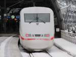 ICE 1 aus Karlsruhe kommend mit �ber 120 min. Versp�tung ...