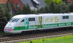 br-401-ice-1-triebkopfe-oder-wagen ICE1 401 070 'Werder Pokalexpress Berlin 2010' auf der Heimfahrt, hier bei Nienburg/Weser (16. Mai 2010)