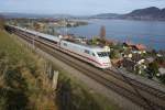 br-401-ice-1-zuge Alle zwei Stunden verbindet ein ICE Berlin mit Interlaken. Auf dem Bild zu sehen ist der ICE 5 am 14.11.09 in Einigen.