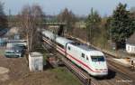 ICE 77 Hamburg-Altona - Z�rich HB eilt am 07.04.10 durch ...