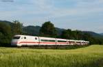 401 076-5 als ICE 272 (Z�rich HB-Hamburg-Altona) bei Denzlingen 25.5.10 ...