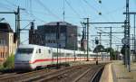 br-401-ice-1-zuge Tz 'M�hldorf a. Inn' f�hrt am 20.07.10 als ICE 1026 nach Kiel Hbf aus Neum�nster Richtung Landeshauptstadt.
