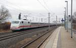 Ein ICE 1 durcheilt ...  Martin Schneider 29.03.2011