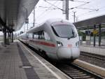 br-4011-ice-t Der ICE von WIEN nach FRANKFURT f�hrt in St. P�lten auf Gleis 6 Richtung Frankfurt durch.Zugname oder Kennung leider unbekannt.