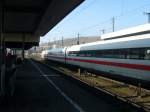 ICE im Bahnhof von W�rzburg. Aufgenommen am 22.01.09.  ...