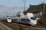 Alt gegen Neu Aktion: W�hrend der ICE2 schnell das weite ...
