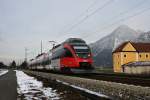 br-4024 4024 088 am 05.12.2009 bei Niederaudorf. Auch die 4024 werden hier in wenigen Tagen wahrscheinlich nicht mehr oft anzutreffen sein.