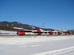 Regionalzug bei Kirchberg in Tirol.20.01.2010   ...