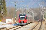 4024 066 am 23.01.10 bei der Einfahrt in Oberaudorf  ...