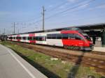 br-4024 Ein Talent Triebwagen auf der S45 bei der Einfahrt in den Bahnhof Wien Heiligenstadt
