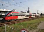 br-4024 Ein Talent Triebwagen auf der S45 bei der Ausfahrt aus Wien Heiligenstadt