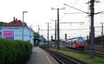 br-4024 Ein 4024 am Abend des 30.April 2010 bei der Ausfahrt aus dem Bahnhof Wien-Nu�dorf