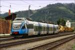 Der einzige blaue Talent Triebwagen der �BB, 4024 120 S-Bahn ...