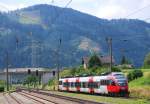 br-4024 Dieses wenig einladende fotografische Objekt - Talent - nutze ich, um die Perspektive ein wenig zu �ndern und die satte gr�ne steirische Umgebung einzufangen. (20.7.2010, Kraubath/Mur)