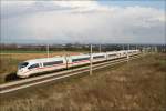 ICE 406 Forbach-Lorraine auf der Schnellfahrstrecke von Rhein-Main nach K�ln. ...