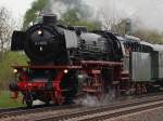 41 096 am 02.05.2010 mit Sonderzug nach Bebra bei Peine ...