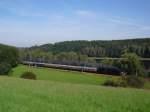 41 1144-9 f�hrt am 12.09.10 mit dem Elstertal Express der ...
