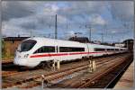 br-411-ice-t Tz1162 abgestellt im Hbf Stralsund. am 04.05.09 