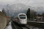 Ein ICE-T als ICE 560 (Wien – Bregenz) am 5.12.2009 ... Ein ICE-T als ICE 560 (Wien – Bregenz) am 5.12.2009 ...