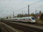 Ein ICE-T am 08.11.2008 bei der Durchfahrt am Heimeranplatz (M�nchen) ...