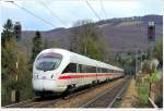 Der Berlin als ICE20 (Wien - Frankfurt) bei Hofstatt, 10.4.10. ...