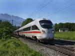 Ein ICE-T am 05.06.2010 unterwegs bei Niederaudorf.  ...