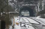 ICE 9554 am 10.01.2010 auf der KBS 670 nach Saarbr�cken ...