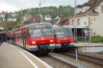 420er in Stuttgart-Feuerbach (8): Geschwistertreffen: 420 961-5 trifft am 8.5.2010 ...