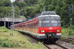 ET420 Doppel ei der Einfahrt in Stuttgart Feuerbach am 25.07.09 ...