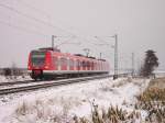 br-423 Eine 423 795-4 Bei der Durchfahrt durch Neuss Allerheiligen am 03.01.10
