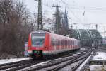 423 192-4 der S-Bahn K�ln als Leerfahrt mit der Zugzielanzeige ...
