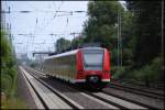 S-Bahnverband der BR 424 f�hrt von Dedensen-G�mmer in Richtung Hannover, ...