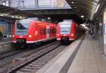DB 425 618-6 + 425 257-3 in Mainz Hbf; 03.02.2010 ...