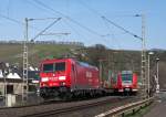 Fast h�tte mir der Quietschie das Bild versaut...
185 282-1 trifft ...