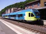 br-428-stadler-flirt-4-teilig Westfalenbahn 428 010 erreicht am 05.07.'08 den Bahnhof Altenbeken