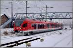 Man war das kalt. Ein Flirt als RE33309 unterwegs nach ...