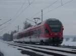 429 028 traf ich am 21.Februar 2010 auf freier Strecke ...